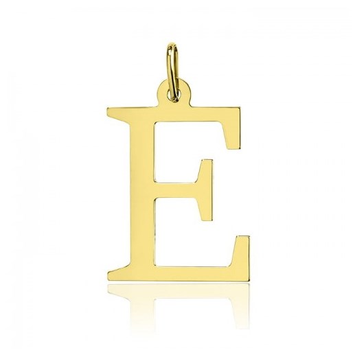 Złota literka "E" duża (próba 333) Hosa Hosa