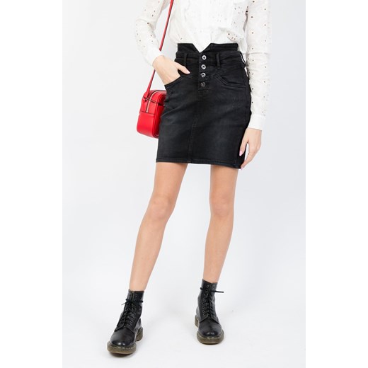 CIEMNO-SZARA SPÓDNICA JEANSOWA Olika L olika.com.pl