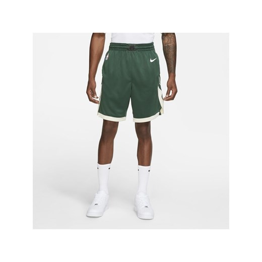 Męskie spodenki Nike NBA Swingman Milwaukee Bucks IconEdition - Zieleń Nike L Nike poland