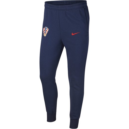 Męskie spodnie piłkarskie z dzianiny Chorwacja - Niebieski Nike XS Nike poland