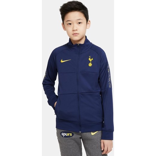 Dresowa bluza piłkarska dla dużych dzieci Tottenham Hotspur - Niebieski Nike S Nike poland