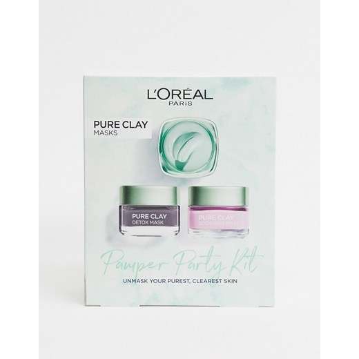 L'Oreal – Stay In and Clay – Zestaw do pielęgnacji skóry-Brak koloru No Size Asos Poland