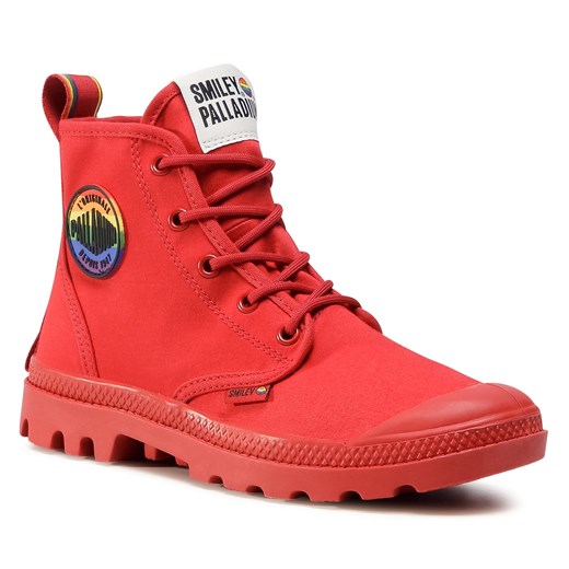 Buty zimowe męskie czerwone