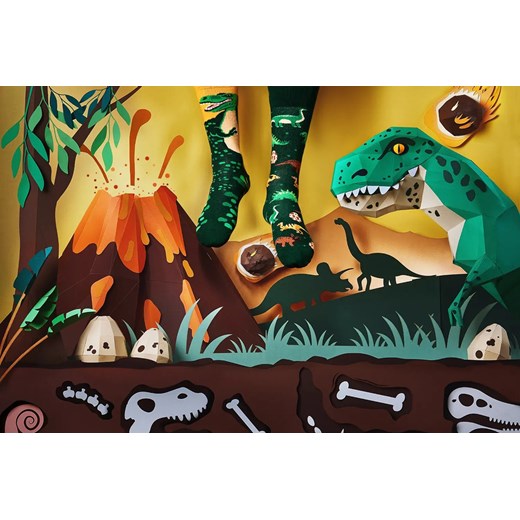 The Dinosaurs - Many Mornings skarpetki kolorowe Dinozaury 35-38 Many Mornings 35-38 SoxLand