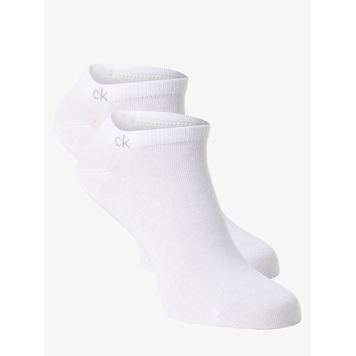 Calvin Klein - Damskie skarpety do obuwia sportowego pakowane po 2 szt., biały Calvin Klein ONE SIZE vangraaf