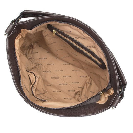 Shopper bag Wittchen na ramię wakacyjna lakierowana ze skóry ekologicznej 