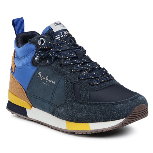 Sneakersy PEPE JEANS - Sydney 73Edt Boot PBS30463  Navy 595 37 eobuwie.pl