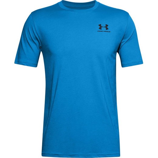 Koszulka męska Sportstyle Left Chest Logo Under Armour (blue) Under Armour XXL wyprzedaż SPORT-SHOP.pl