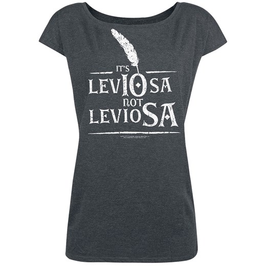 Harry Potter - Leviosa - T-Shirt - odcienie ciemnoszarego S EMP
