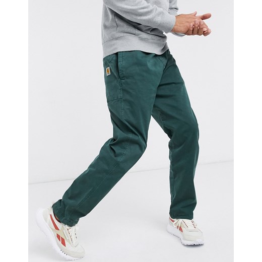 Carhartt WIP – Lawton – Spodnie w kolorze khaki-Zielony Carhartt Wip S Asos Poland