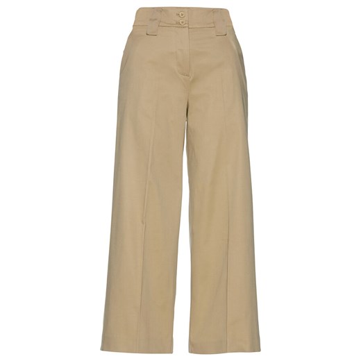 Spodnie culotte z wysoką talią | bonprix Bonprix 42 bonprix