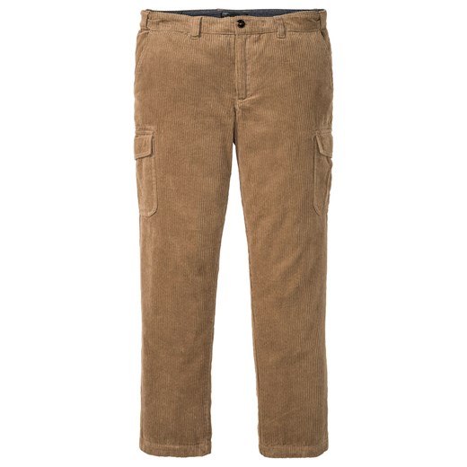 Spodnie bojówki sztruksowe Regular Fit | bonprix Bonprix 50 bonprix