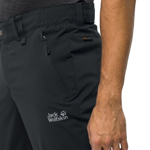 Spodnie męskie czarne Autoryzowany Sklep Jack Wolfskin 