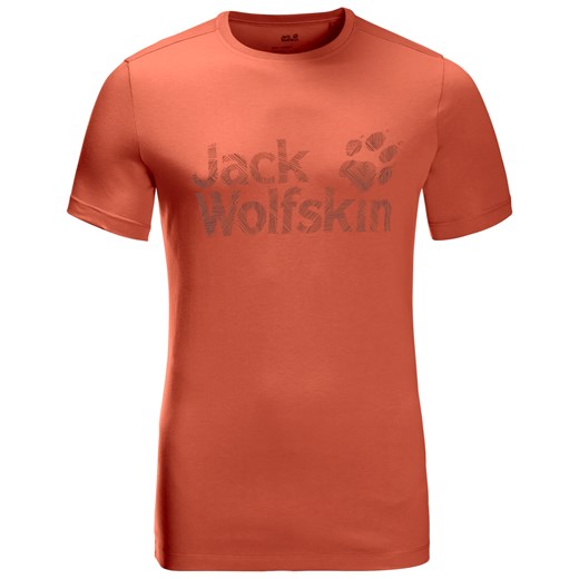 Koszulka męska  BRAND LOGO T M saffron orange Jack Wolfskin M okazja Jack Wolfskin