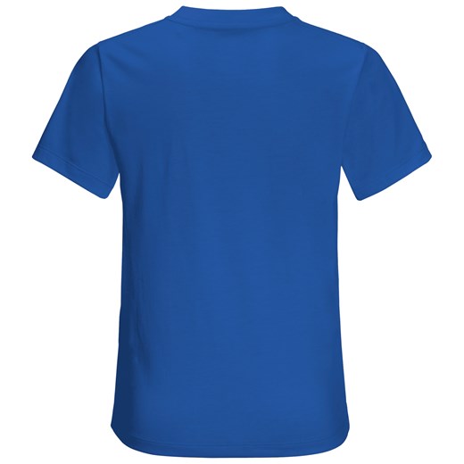 T-shirt chłopięce Jack Wolfskin niebieski z nadrukami 