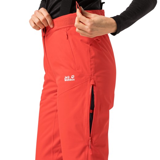 Spodnie narciarskie damskie BIG WHITE PANTS W orange coral Jack Wolfskin 72 Jack Wolfskin okazyjna cena
