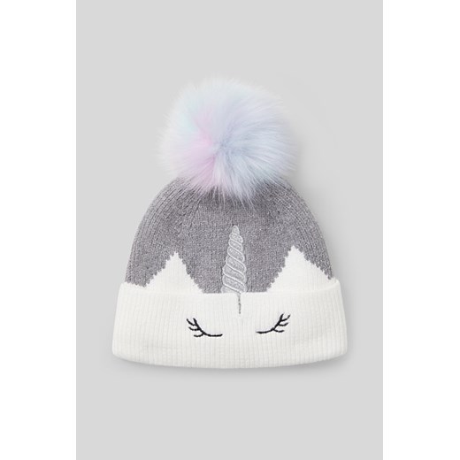 C&A Jednorożec-czapka-efekt połysku, Biały, Rozmiar: 98/104 104-122 C&A