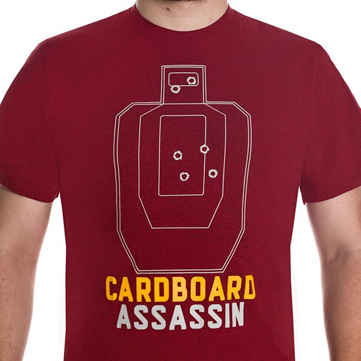 Koszulka T-shirt Helikon "Cardboard Assassin" Melange Red (TS-CAS-CO-2501Z) H XL Militaria.pl