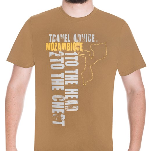 Koszulka T-shirt Helikon "Travel Advice: Mozambique" Coyote (TS-TAM-CO-11) H L Militaria.pl