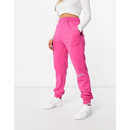 Public Desire x Carms – Joggersy o luźnym kroju ze ściągaczami – część zestawu-Różowy Public Desire 38 Asos Poland