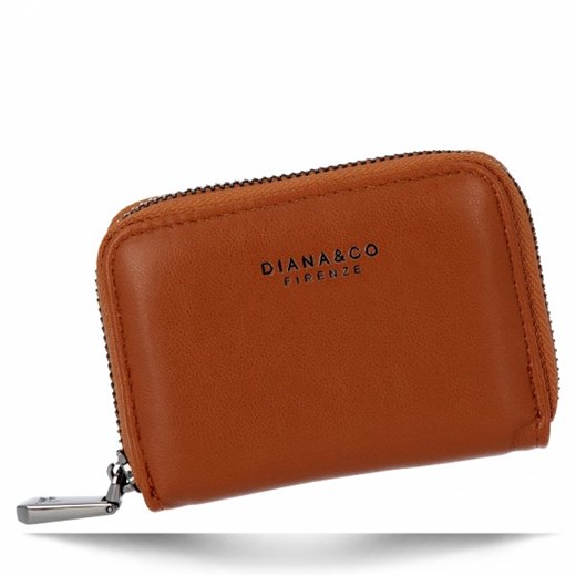 Uniwersalny Mały Portfel Damski włoskiej firmy Diana&Co Brązowy (kolory) PaniTorbalska