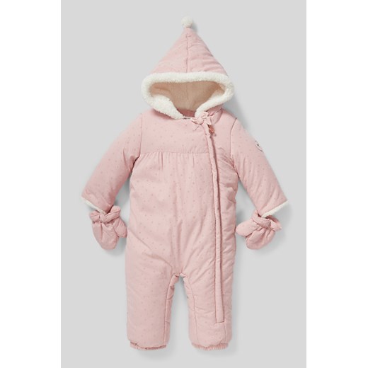 C&A Kombinezon niemowlęcy-w kropki, Jasnoróżowy, Rozmiar: 86 Baby Club 98 C&A