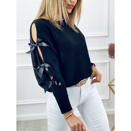 SWETEREK KOKARDA DANNY BLACK Kenza.pl Uniwersalny Kenza.pl
