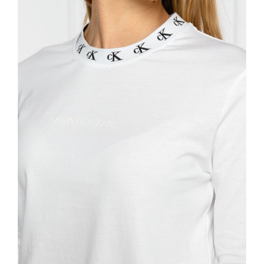 Bluzka damska Calvin Klein z okrągłym dekoltem 