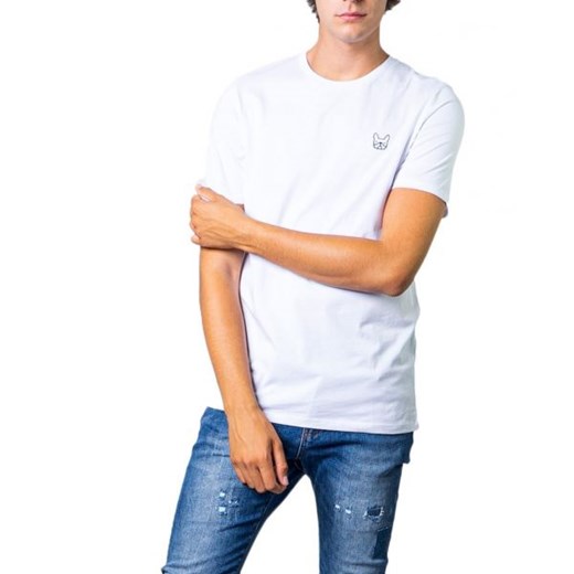 Jack Jones T-shirt Mężczyzna - Denim Logo Tee Ss O-neck Noos - Biały Jack Jones M Italian Collection Worldwide