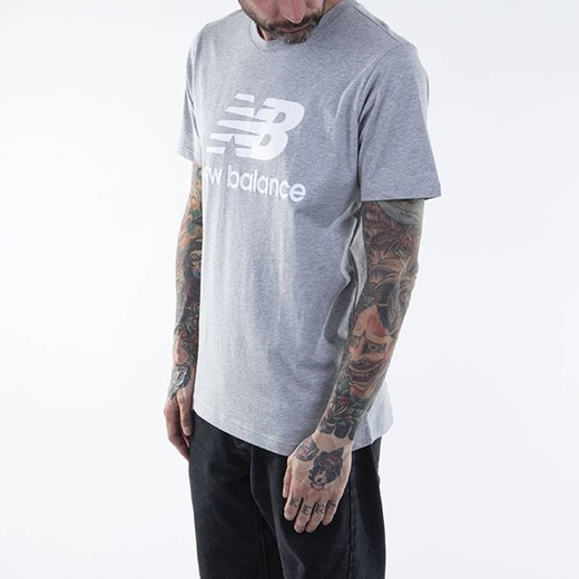 Koszulka męska New Balance Essentials Stacked Logo T MT01575AG New Balance sneakerstudio.pl