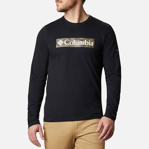 T-shirt męski Columbia z długim rękawem w sportowym stylu 