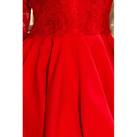 Asymetryczna sukienka z koronkową górą XXL Candivia 2020