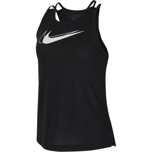 Koszulka treningowa bez rękawów z grafiką dla dużych dzieci (dziewcząt) Nike Trophy - Czerń Nike M Nike poland