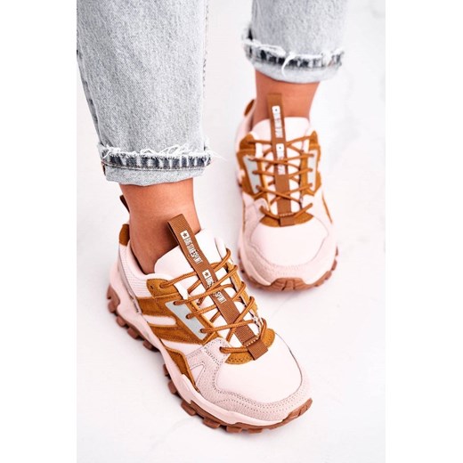 Damskie Sneakersy Big Star Beżowe GG274664 38 POLSE.PL