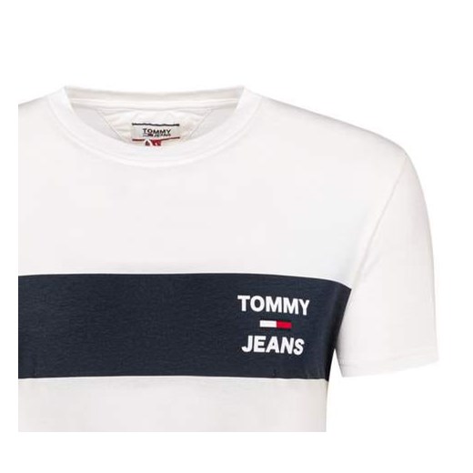 TOMMY JEANS T-SHIRT CHEST STRIPE LOGO TEE | REGULAR FIT Tommy Jeans M wyprzedaż minus70.pl