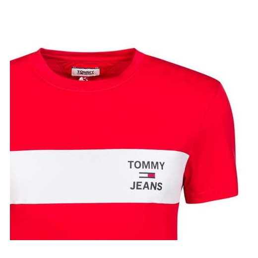 TOMMY JEANS T-SHIRT CHEST STRIPE LOGO TEE | REGULAR FIT Tommy Jeans S wyprzedaż minus70.pl