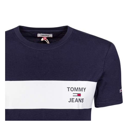 TOMMY JEANS T-SHIRT CHEST STRIPE LOGO TEE | REGULAR FIT Tommy Jeans M okazja minus70.pl