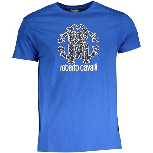 T-shirt męski Roberto Cavalli z krótkim rękawem 