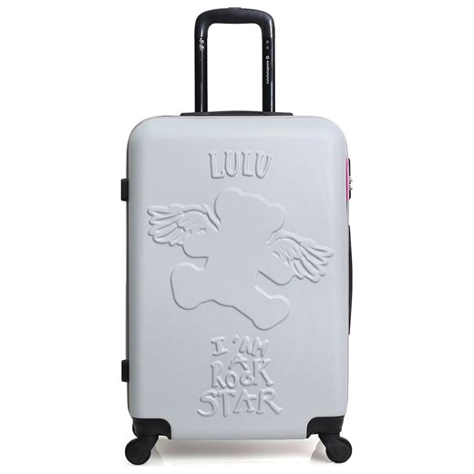 Walizki (3 szt.) "Ours Aile" w kolorze srebrnym Lulu Castagnette onesize Limango Polska