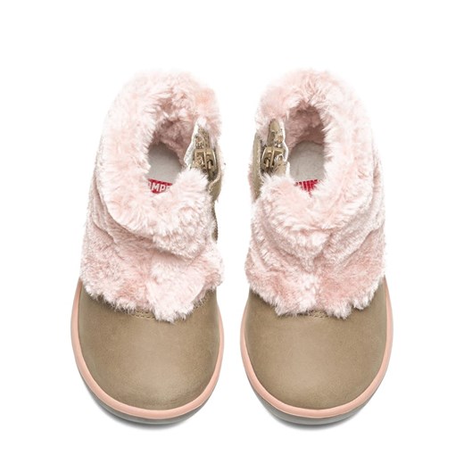 Buty zimowe dziecięce różowe Camper 