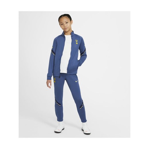 Dres dziewczęcy niebieski Nike z dzianiny