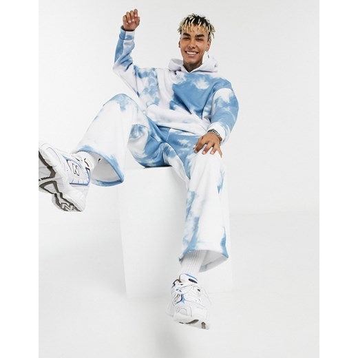 Jaded London – Niebieskie joggersy ze wzorem w chmury Jaded London XS Asos Poland