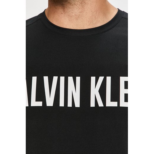 T-shirt męski Calvin Klein młodzieżowy z elastanu 