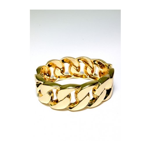 Złoty łańcuch (obręcz) alicejo-pl brazowy Bransoletki