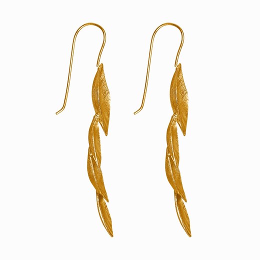 Venus Leaf Earrings Dinari Jewels ONESIZE showroom.pl