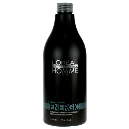 L'Oreal Homme Energic energetyzujący szampon pielęgnujący 750 ml 