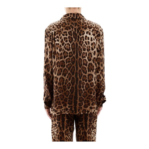 Leopard pajama shirt Dolce & Gabbana 38 showroom.pl okazja