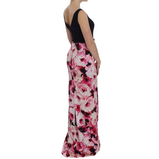 Floral Print Long Maxi Sheath Dress Dolce & Gabbana S okazja showroom.pl