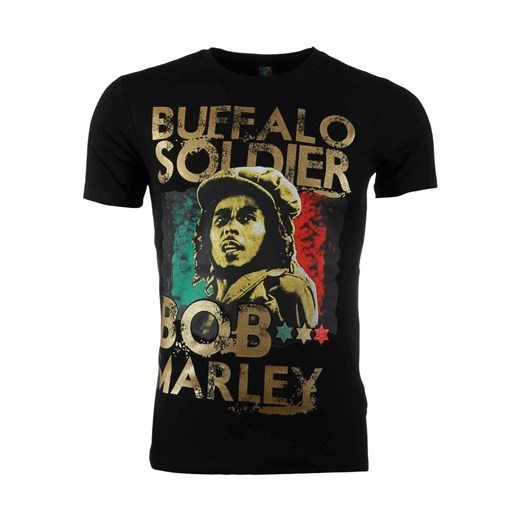 T-shirt - Bob Marley Buffalo Soldier Print Local Fanatic S okazyjna cena showroom.pl