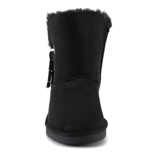 Śniegowce damskie Island Boot bez zapięcia jesienne z weluru 